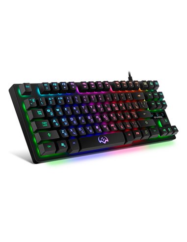 Tastatură SVEN KB-G7400, Cu fir, Negru
