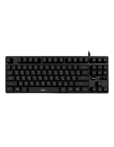 Tastatură SVEN KB-G7400, Cu fir, Negru