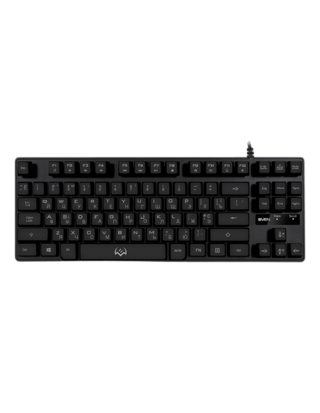 Tastatură SVEN KB-G7400, Cu fir, Negru