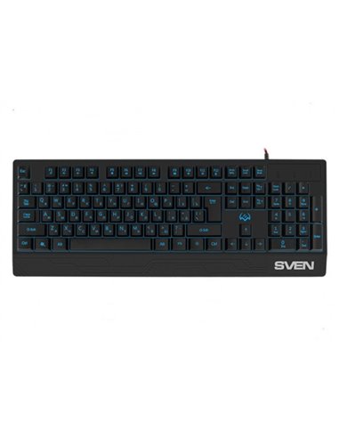 Tastatură SVEN KB-G7400, Cu fir, Negru