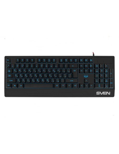 Tastatură SVEN KB-G7400, Cu fir, Negru