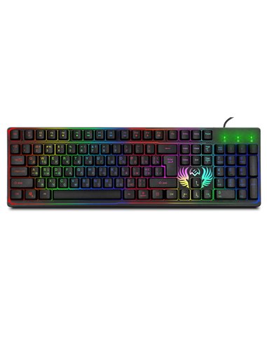 Tastatură SVEN KB-G8000, Cu fir, Negru