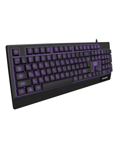 Tastatură SVEN KB-G8300, Cu fir, Negru
