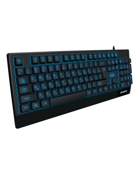 Клавиатура SVEN KB-G8300, Проводное, Чёрный
