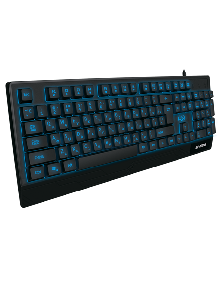 Клавиатура SVEN KB-G8300, Проводное, Чёрный