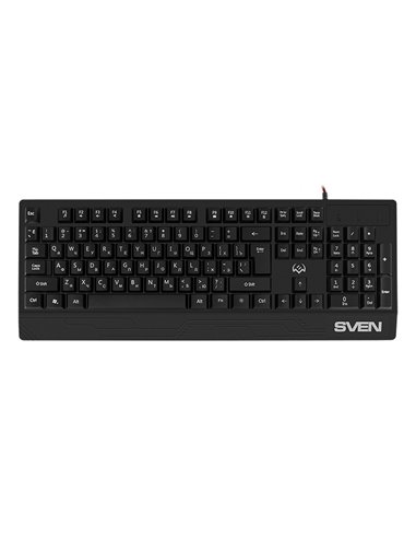 Клавиатура SVEN KB-G8300, Проводное, Чёрный
