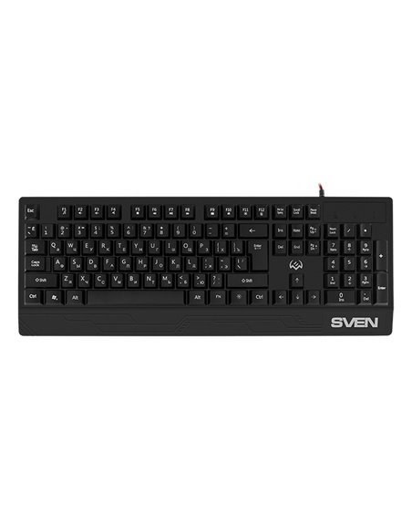 Клавиатура SVEN KB-G8300, Проводное, Чёрный