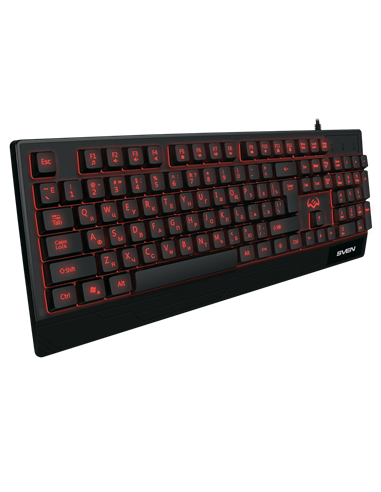 Tastatură SVEN KB-G8300, Cu fir, Negru