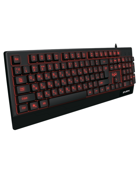 Клавиатура SVEN KB-G8300, Проводное, Чёрный
