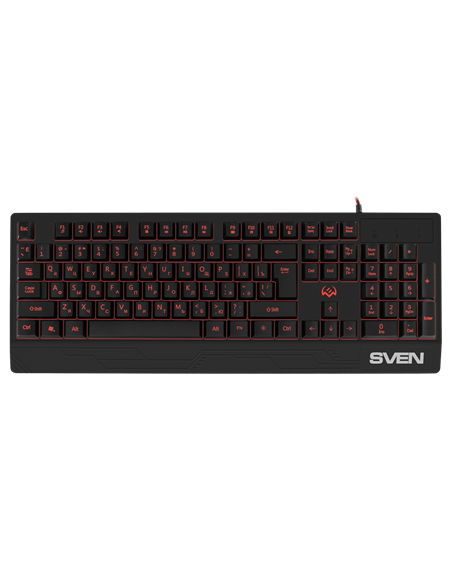 Клавиатура SVEN KB-G8300, Проводное, Чёрный