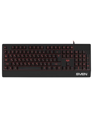 Клавиатура SVEN KB-G8300, Проводное, Чёрный