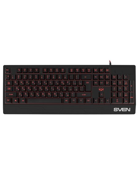 Клавиатура SVEN KB-G8300, Проводное, Чёрный