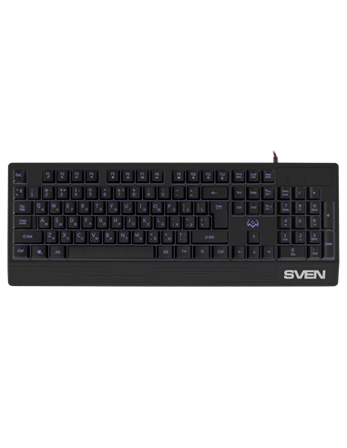 Клавиатура SVEN KB-G8300, Проводное, Чёрный