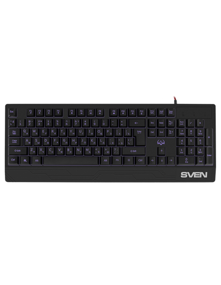 Клавиатура SVEN KB-G8300, Проводное, Чёрный