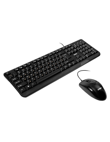Set Tastatură + Mouse SVEN KB-S330C, Cu fir, Negru