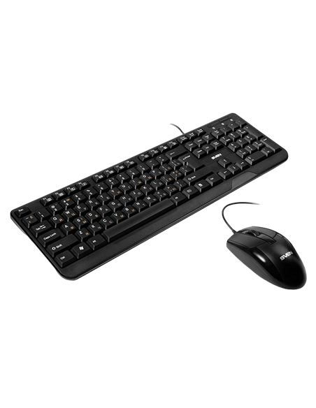 Set Tastatură + Mouse SVEN KB-S330C, Cu fir, Negru