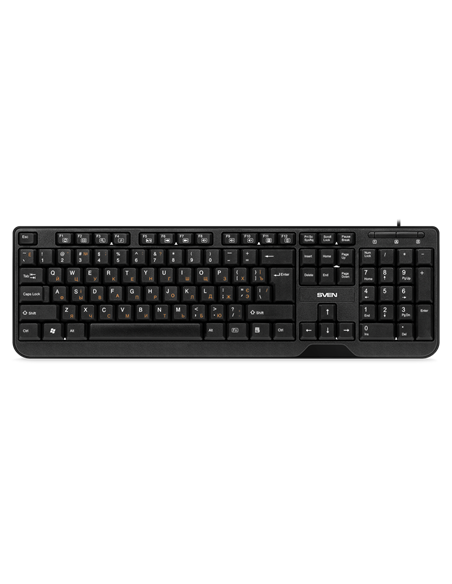 Set Tastatură + Mouse SVEN KB-S330C, Cu fir, Negru