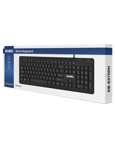 Tastatură SVEN KB-E5700H, Cu fir, Negru 2