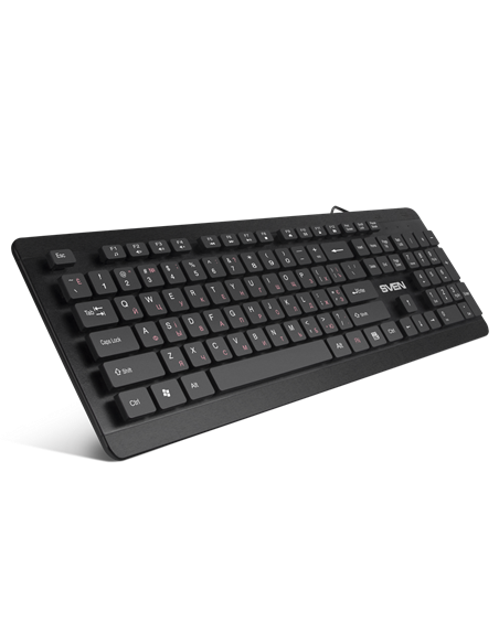 Tastatură SVEN KB-E5700H, Cu fir, Negru