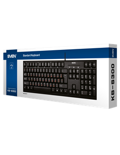 Клавиатура SVEN KB-S300, Проводное, Чёрный 2