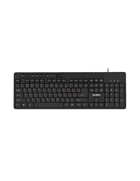 Клавиатура SVEN KB-C3060, Проводное, Чёрный Клавиатура SVEN KB-C3060, Проводное, Чёрный