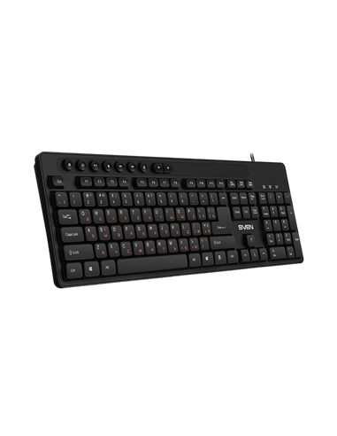 Клавиатура SVEN KB-C3060, Проводное, Чёрный