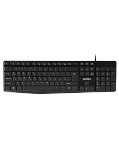 Tastatură SVEN KB-S305, Cu fir, Negru