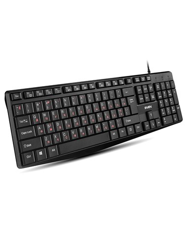 Клавиатура SVEN KB-S305, Проводное, Чёрный
