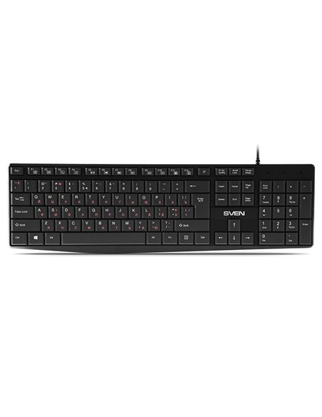 Клавиатура SVEN KB-S305, Проводное, Чёрный Клавиатура SVEN KB-S305, Проводное, Чёрный