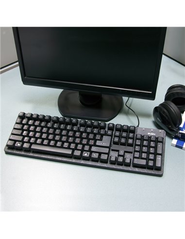 Клавиатура SVEN Standard 301, Проводное, Чёрный