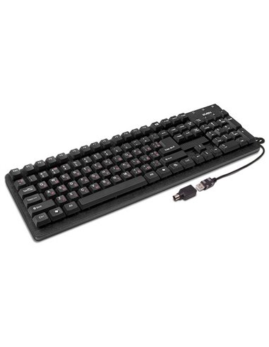 Клавиатура SVEN Standard 301, Проводное, Чёрный