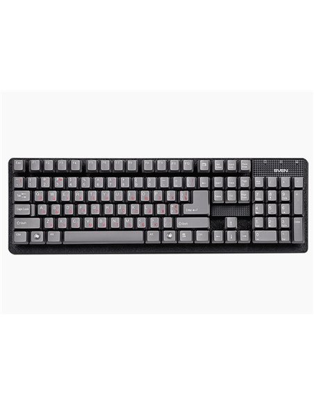 Клавиатура SVEN Standard 301, Проводное, Чёрный