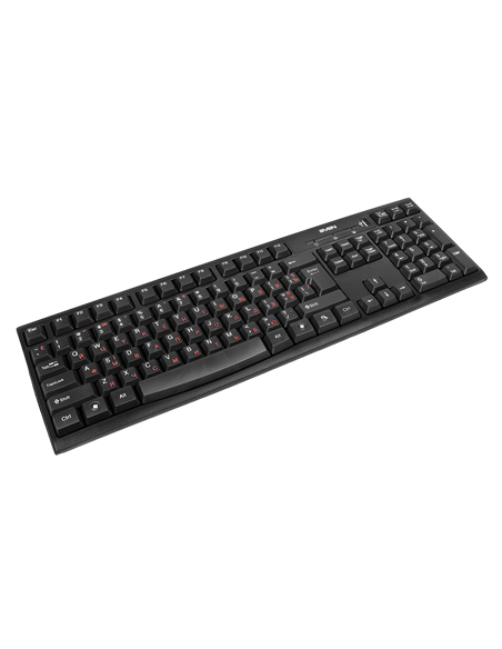 Клавиатура SVEN Standard 304, Проводное, Чёрный