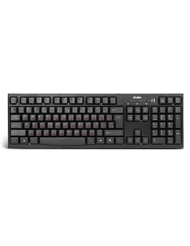 Tastatură SVEN Standard 304, Cu fir, Negru