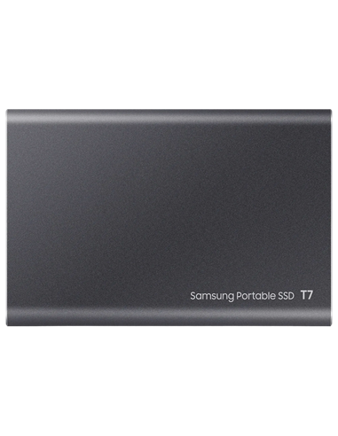 SSD portabil extern Samsung Portable SSD T7, 2 TB, Grey (MU-PC2T0T/WW)