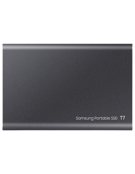 SSD portabil extern Samsung Portable SSD T7, 2 TB, Grey (MU-PC2T0T/WW)