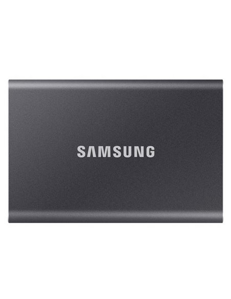 SSD portabil extern Samsung Portable SSD T7, 2 TB, Grey (MU-PC2T0T/WW)