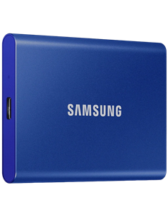 SSD portabil extern Samsung Portable SSD T7, 1 TB, Albastru (MU-PC1T0H/WW)