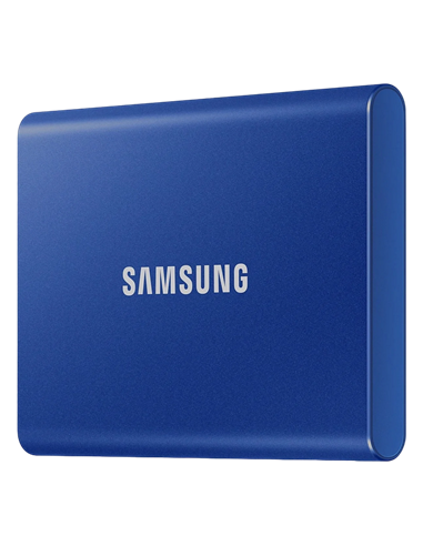 Внешний портативный SSD накопитель Samsung Portable SSD T7, 1 ТБ, Синий (MU-PC1T0H/WW)