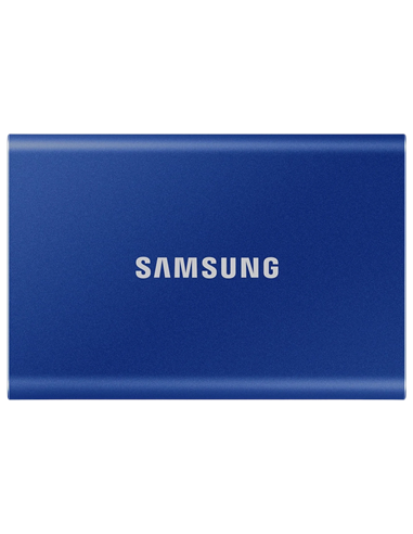 Внешний портативный SSD накопитель Samsung Portable SSD T7, 1 ТБ, Синий (MU-PC1T0H/WW)