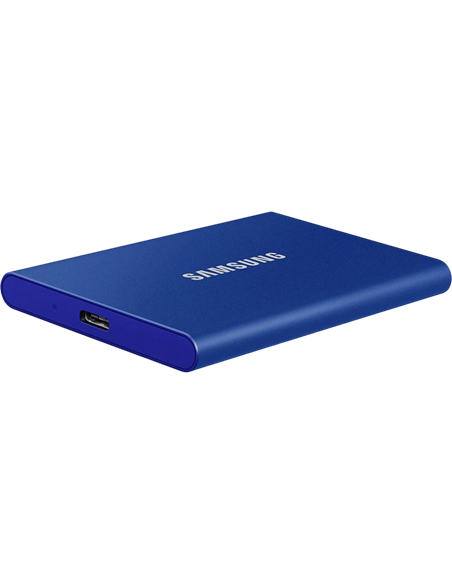 SSD portabil extern Samsung Portable SSD T7, 1 TB, Albastru (MU-PC1T0H/WW)