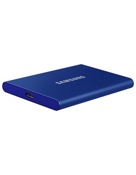 Внешний портативный SSD накопитель Samsung Portable SSD T7, 1 ТБ, Синий (MU-PC1T0H/WW)