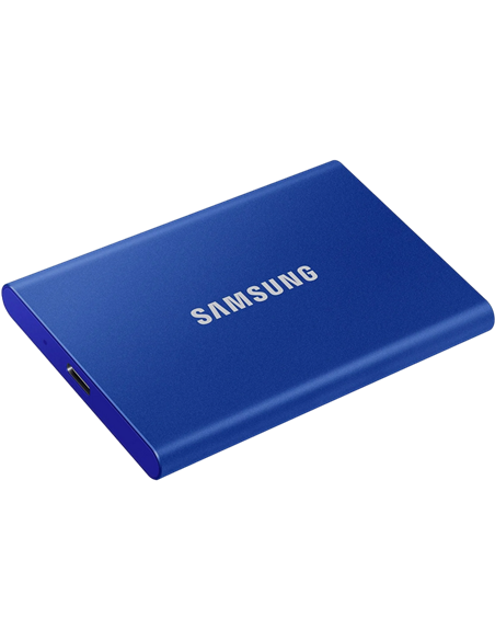 Внешний портативный SSD накопитель Samsung Portable SSD T7, 1 ТБ, Синий (MU-PC1T0H/WW)