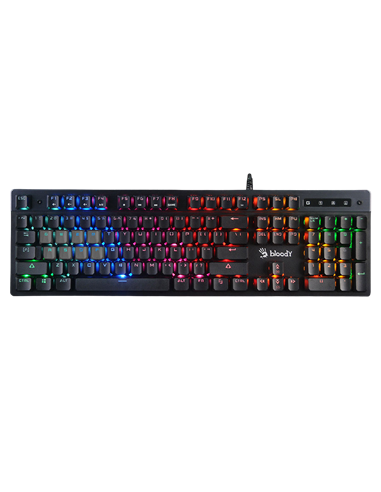 Tastatură Bloody B500N, Cu fir, Negru