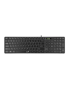 Tastatură Genius SlimStar 126, Cu fir, Negru