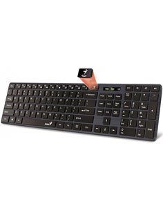 Клавиатура Genius SlimStar 126, Проводное, Чёрный 2