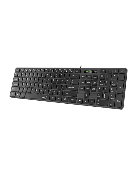 Tastatură Genius SlimStar 126, Cu fir, Negru