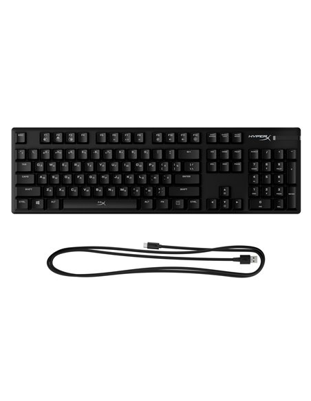 Клавиатура HyperX Alloy Origins, Проводное, Чёрный