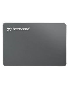 Внешний портативный жесткий диск Transcend StoreJet 25C3, 1 ТБ, Iron Gray (TS1TSJ25C3N)