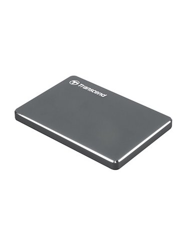 Внешний портативный жесткий диск Transcend StoreJet 25C3, 1 ТБ, Iron Gray (TS1TSJ25C3N)